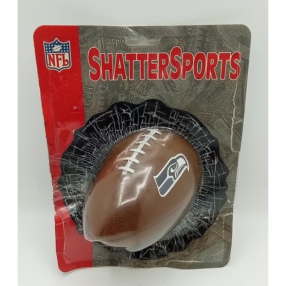 Vintage Seattle Seahawks NFL Shatter Sports Football Window Cling - Picture 1 of 3